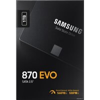 SSD Samsung 870 Evo 1TB MZ-77E1T0BW - Превью изображения №6 — Лайт Стор