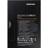 SSD Samsung 870 Evo 1TB MZ-77E1T0BW - Превью изображения №7 — Лайт Стор