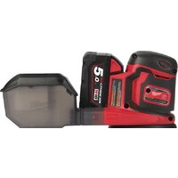 Эксцентриковая шлифмашина Milwaukee M18 BOS125-502B 4933464229 (с 2-мя АКБ, сумка) - Превью изображения №3 — Лайт Стор