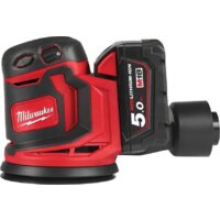 Эксцентриковая шлифмашина Milwaukee M18 BOS125-502B 4933464229 (с 2-мя АКБ, сумка) - Превью изображения №2 — Лайт Стор