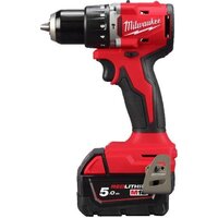 Ударная дрель-шуруповерт Milwaukee M18 M18BLPDRC-502C 4933492826 (с 2-мя АКБ 5 Ач, кейс) - Превью изображения №2 — Лайт Стор