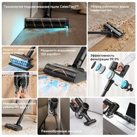 Пылесос Dreame Cordless Vacuum Cleaner R10s Pro VZV23A (евровилка, черный) - Превью изображения №7 — Лайт Стор