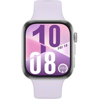 Умные часы Huawei Watch FIT 4 (серебристый, с сиреневым силиконовым ремешком, международная версия) - Превью изображения №3 — Лайт Стор