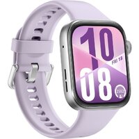 Умные часы Huawei Watch FIT 4 (серебристый, с сиреневым силиконовым ремешком, международная версия) - Превью изображения №5 — Лайт Стор