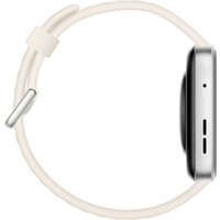 Умные часы Huawei Watch FIT 4 (серебристый, с бежевым силиконовым ремешком, международная версия) - Превью изображения №6 — Лайт Стор