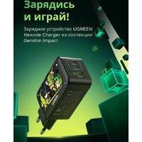Сетевое зарядное Ugreen CD244 10335GI (черный) - Превью изображения №6 — Лайт Стор
