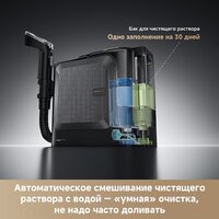 Пылесос Dreame Portable Carpet Spot Cleaner N20 Steam HNR27A (евровилка, черный) - Превью изображения №17 — Лайт Стор