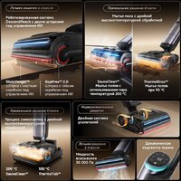 Вертикальный моющий пылесос Dreame H16 Pro Steam Wet and Dry Vacuum HHR48F (евровилка) - Превью изображения №18 — Лайт Стор
