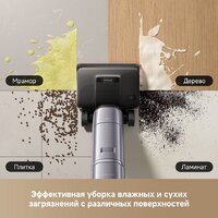 Вертикальный моющий пылесос Dreame H16 Pro Steam Wet and Dry Vacuum HHR48F (евровилка) - Превью изображения №7 — Лайт Стор