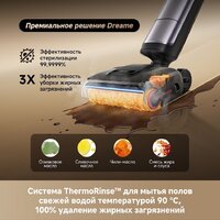 Вертикальный моющий пылесос Dreame H16 Pro Steam Wet and Dry Vacuum HHR48F (евровилка) - Превью изображения №10 — Лайт Стор