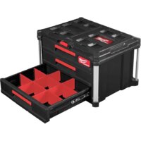 Ящик для инструментов Milwaukee Packout 3 Drawer Tool Box 4932472130 - Превью изображения №8 — Лайт Стор