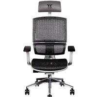Офисное кресло Thermaltake CyberChair E500 GGC-EG5-BWLFDM-01 (серый) - Превью изображения №2 — Лайт Стор