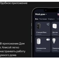 Умная колонка Яндекс Станция Макс (с хабом умного дома Zigbee, черный) - Превью изображения №12 — Лайт Стор
