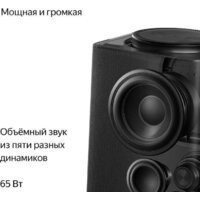 Умная колонка Яндекс Станция Макс (с хабом умного дома Zigbee, черный) - Превью изображения №4 — Лайт Стор