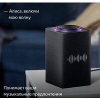 Умная колонка Яндекс Станция Макс (с хабом умного дома Zigbee, черный) - Превью изображения №9 — Лайт Стор
