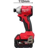 Винтоверт Milwaukee M18 BLIDRCMC-402C 4933499457 (с 2-мя АКБ, кейс) - Превью изображения №3 — Лайт Стор