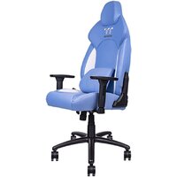 Игровое (геймерское) кресло Thermaltake V Comfort (синий/белый) - Превью изображения №2 — Лайт Стор