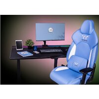 Игровое (геймерское) кресло Thermaltake V Comfort (синий/белый) - Превью изображения №17 — Лайт Стор