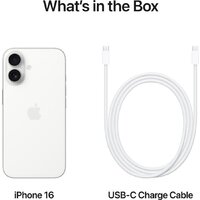 Телефон Apple iPhone 16 128GB (белый) - Превью изображения №7 — Лайт Стор