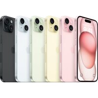 Телефон Apple iPhone 15 Dual SIM 128GB (черный) - Превью изображения №4 — Лайт Стор