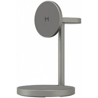 Беспроводное зарядное Magssory Base Pro Wireless Qi2 WCH012t (титановый) - Превью изображения №5 — Лайт Стор