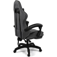 Игровое (геймерское) кресло King Style Anklav (светло-серый/черный) - Превью изображения №6 — Лайт Стор